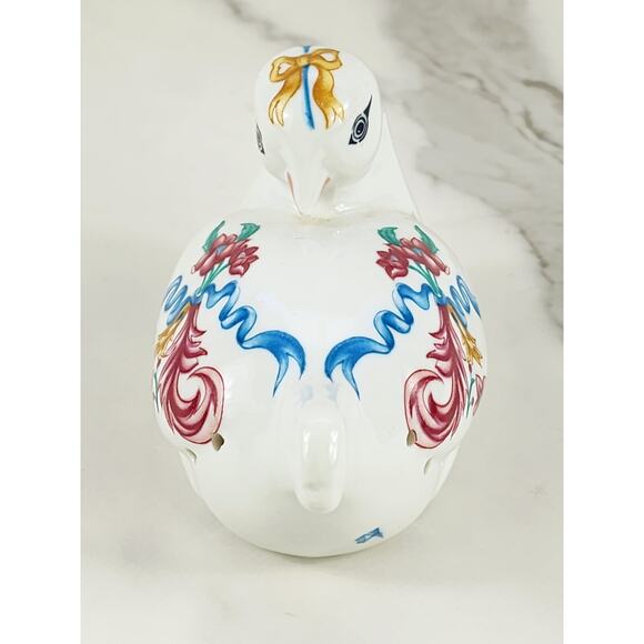 Elizabeth Arden Sachet Pomander Potpourri Holder Bird Shaped 4" Porcelain 90's - Picture 11 of 16